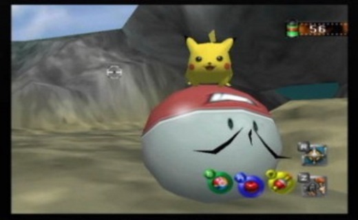 Yep, that's a Pikachu riding an Electrode. What of it? 