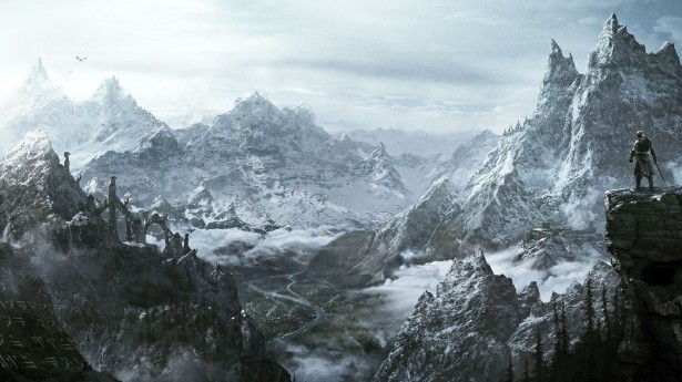 Skyrim-Mountains