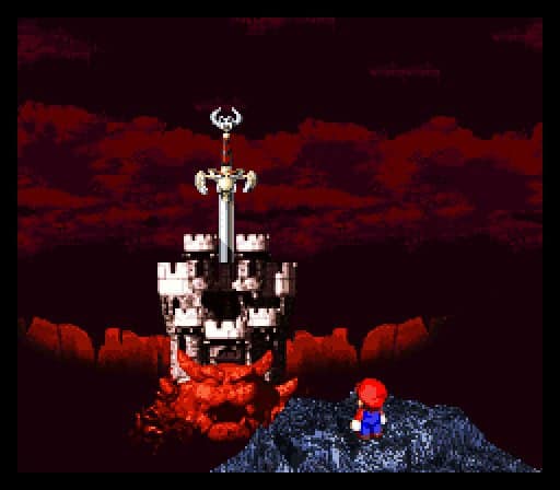 Mario at Bowser's Castle