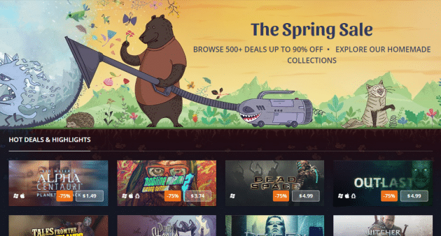 GOG_Spring_Sale Adorable...Here, take my money!