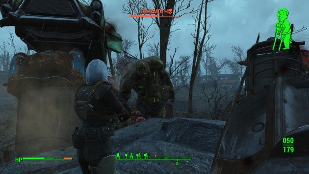 Fallout 4 - How to Easily Kill Behemoths - Use the Environment