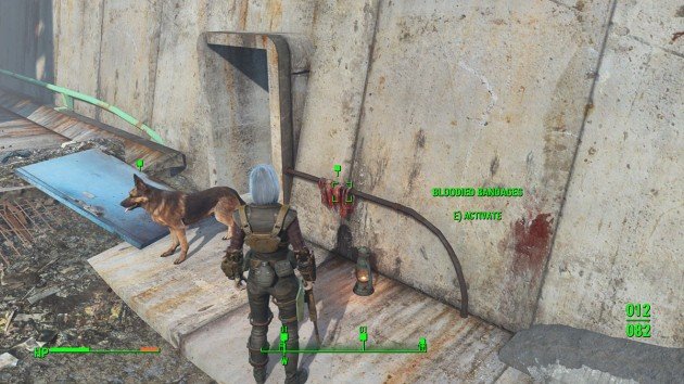 Fallout 4 - Reunions - First Bloodied Bandages Clue
