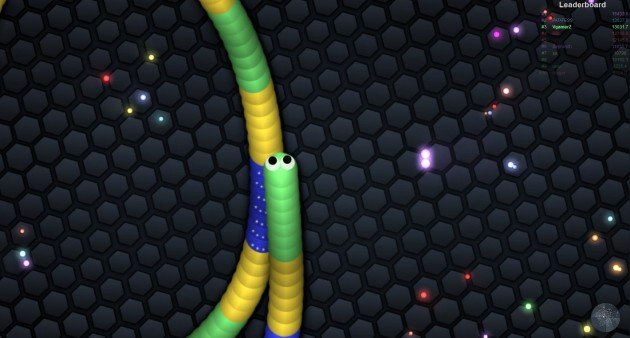slitherio biggest worm
